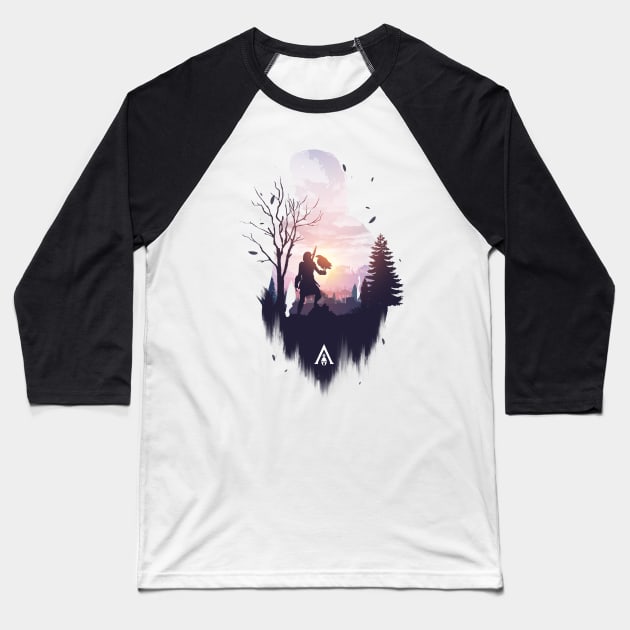 Eagle Bearer Baseball T-Shirt by whydesign